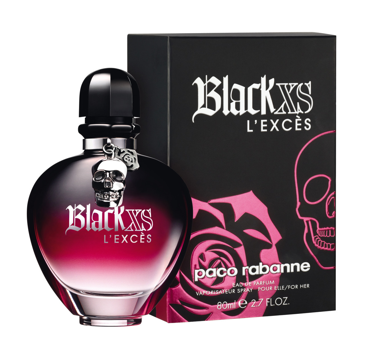 Жіноча парфумована вода Paco Rabanne Black XS L exces (Пако Рабан Блек Ікс Ес) 80 мл