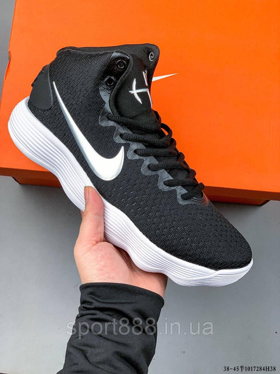Eur38-46 Nike Hyperdunk 2017 TB Black баскетбольні чоловічі кросівки, фото 1