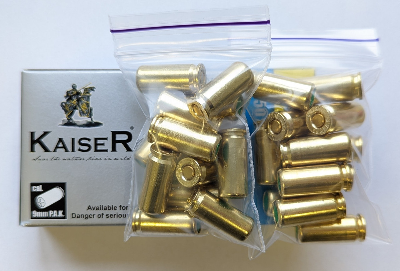 25 холостих набоїв Kaiser 9 mm P.A.K