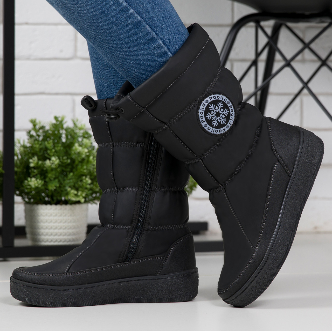 Дутики жіночі на хутрі -30°С