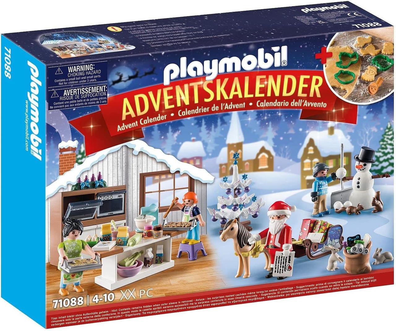 PLAYMOBIL Рождество 71088 Адвент-календарь для детей: пекарня для игрушек Рождественский Новогодний календарь - фото 1 - id-p1716766413