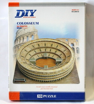 3D Пазлы Колизей 2804 D, 84 детали - фото 1 - id-p1716771725