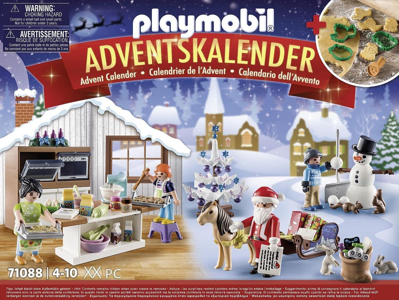 PLAYMOBIL Рождество 71088 Адвент-календарь для детей: пекарня для игрушек Рождественский Новогодний календарь - фото 6 - id-p1716766413