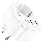 Багатофункціональна розетка Hoco зі швидким заряджанням QC/PD, фото 6