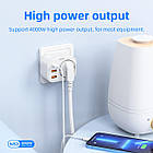 Багатофункціональна розетка Hoco зі швидким заряджанням QC/PD, фото 8