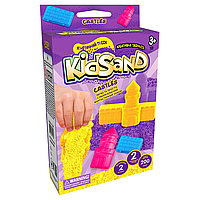 Кинетический песок KidSand KS-05, 200 г в наборе (Фиолетовые замки)