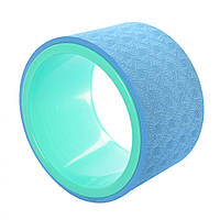 Спортивное колесо для йоги MS 2483 диаметр 15 см (Синий)