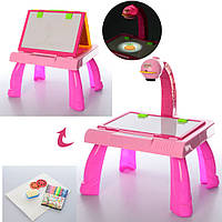 Детский столик/ мольберт для рисования YM127 с проектором