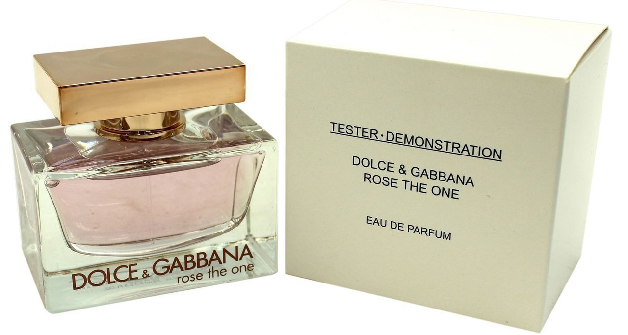 Тестер жіночої парфумерної води Dolce & Gabbana Rose The One (Дольче Габбана Роуз Зе Ван) 75 мл