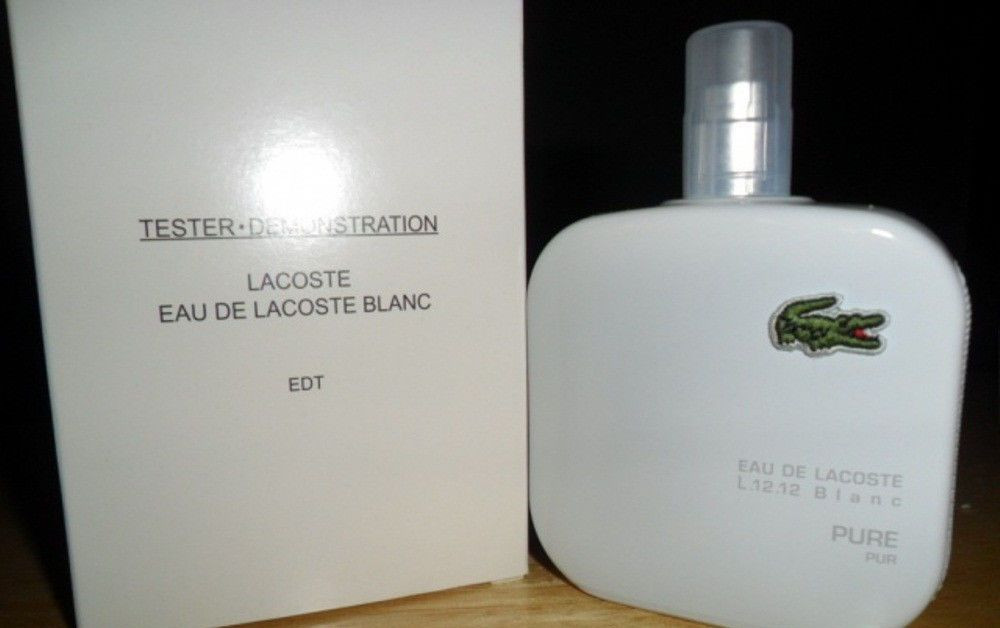 Тестер чоловічої туалетної води Lacoste Eau De Lacoste L.12.12 Blanc (Лакоста Бланк) 100 мл