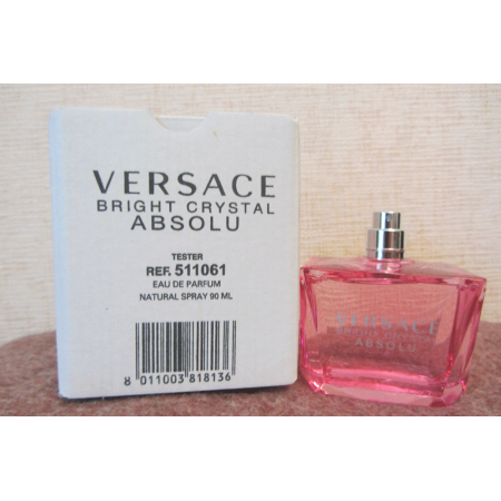 Тестер жіночої парфумерної води Versace Bright Crystal Absolu (Версаче Брайт Крістал Абсолю) 90 мл