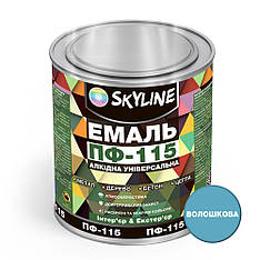 Емаль ПФ-115 алкідна універсальна атмосферостійка «Skyline» Волошковий 2.5 кг від Latinta