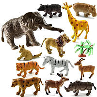 Игровой набор "Фигурки животных" T3014-84 в колбе (Дикие животные 2)