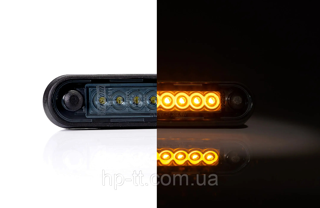 Ліхтар габаритний жовтий Fristom FT-073 Z LED LONG DARK