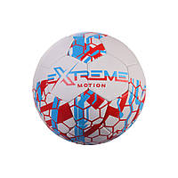 Мяч футбольный FP2108, Extreme Motion №5 Диаметр 21, PAK MICRO FIBER, 435 грамм (Голубой)