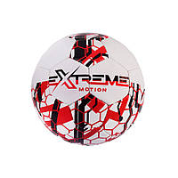 Мяч футбольный FP2108, Extreme Motion №5 Диаметр 21, PAK MICRO FIBER, 435 грамм (Красный)