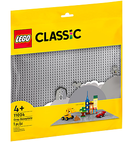 LEGO Classic Велика будівельна пластина сірого кольору (11024)