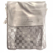 Чоловіча сумка-планшет через плече Louis Vuitton 9981 Чорна (49278)