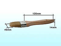 Щітка флейцева (пензлик для фарбування стін/меблів) 14х40мм ТМ ЗАПАДНА BP