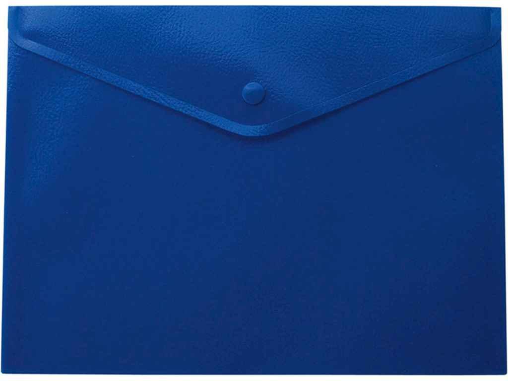 Папка-конверт А4 на кнопці, напівпрозора, синій BM.3925-02 (6шт/уп) ТМ BUROMAX, фото 1