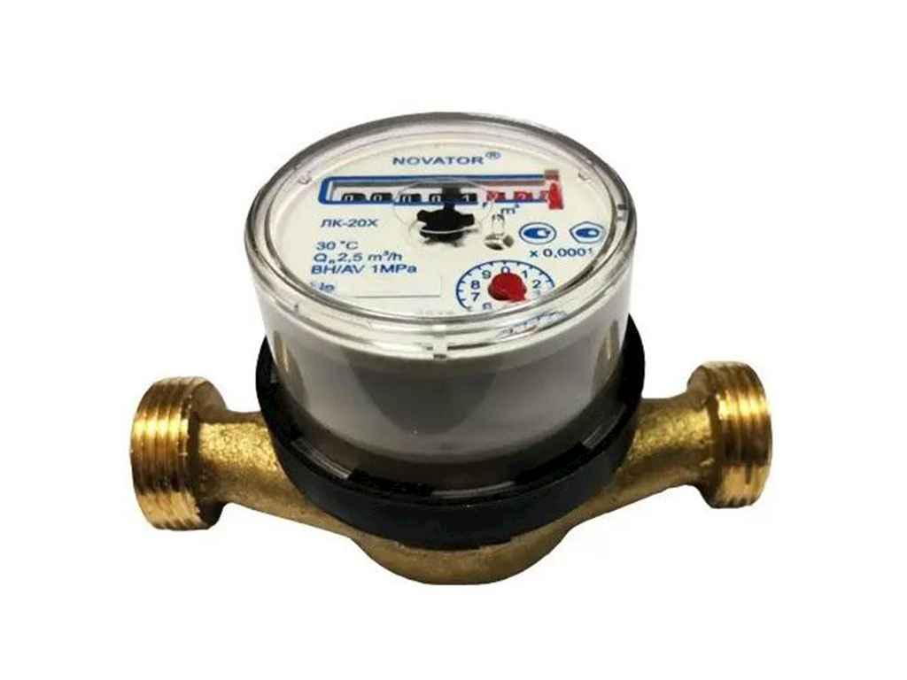 Лічильник для хололної води 3/4 ТМ NOVATOR BP, фото 1