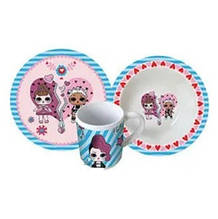 Набір для дітей Все Дому Модна лялька 3 предмети кераміка (ТМ-23) з швидкою доставкою по Україні