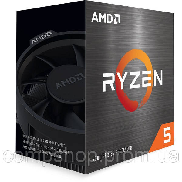 Процесор AMD sAM4 Ryzen 5 5600  6C/12T, 3.5-4.4GHz, 65Вт  Box (код 130741), фото 1