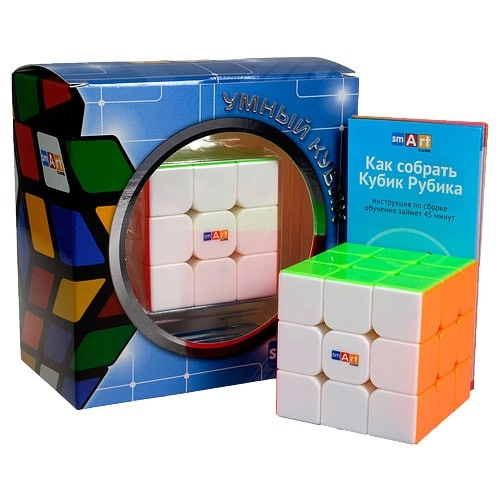 Купить Кубик рубика Smart Cube Фирменный 3х3 без наклеек SC303 детская ...