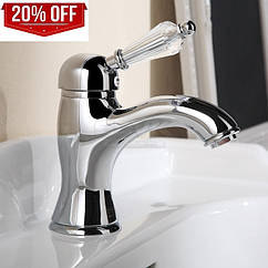 Змішувач для раковини ретро стиль FIORE IMPERIAL SKY Сваровскі 82CR5221