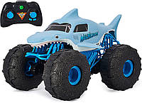 Большой Монстр Трак 1:15 Мегалодон Шторм на Пульте Управления Monster Trucks RC Megalodon Storm Spin Master