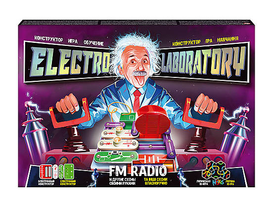 Електронний конструктор "Danko Toys" Electro Laboratory. FM Radio 6+ (Elab-01-01)