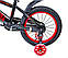 Велосипед Shengda T13 Червоний ручний 16 дюймів із дисковими гальмами Art9794, фото 2