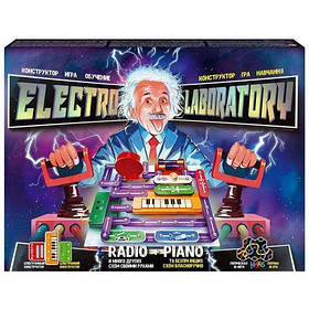 Електронний конструктор "Danko Toys" Electro Laboratory. FM Radio+Piano 6+ (Elab-01-03)