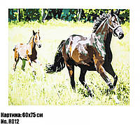 Антистресс картина по номерам Horses 2 60 х 75 см Art22005