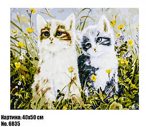 Антистрес картина за номерами Kittens 2 40 х 50 см Art21945