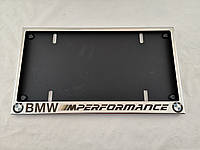 Номерная рамка для авто BMW MPerformance, рамка под американский номер