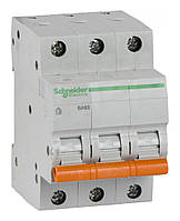 Автоматичний вимикач 32А 4,5 кА 3 полюси тип C 11226 Домовий ВА63 Schneider Electric