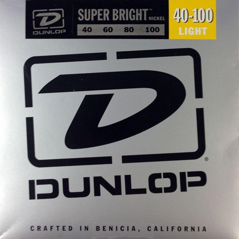 Струни для бас-гітари Dunlop DBSBN40100 Super Bright нікель, фото 1