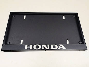 Номерна рамка для авто Honda black, рамка під американський номер