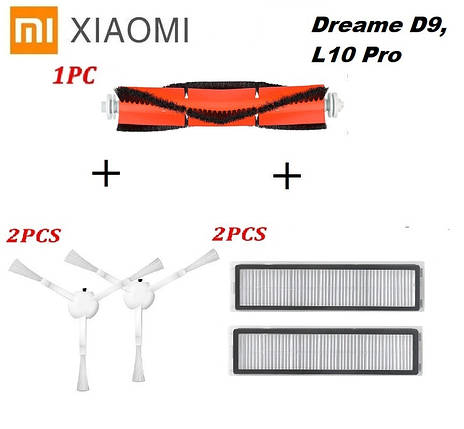 Комплект витратних матеріалів для робота-пилососа Xiaomi Dreame D9 / D9Max / D9 Pro / Dreame Bot L10 Pro, фото 1