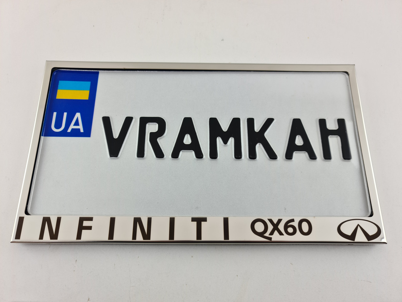 Номерна рамка для авто INFINITI QX60, рамка під американський номер