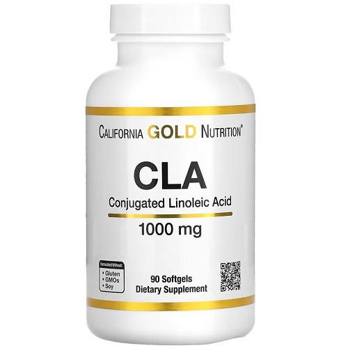 Жироспалювач California Gold Nutrition CLA 1000 mg (90 капсул.)