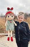Велика ростова лялька із текстилю, фото 5