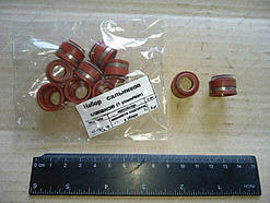 Сальник клапана КАМАЗ червоний (262) (8шт.) (виробництво Україна) 740.1007262-01