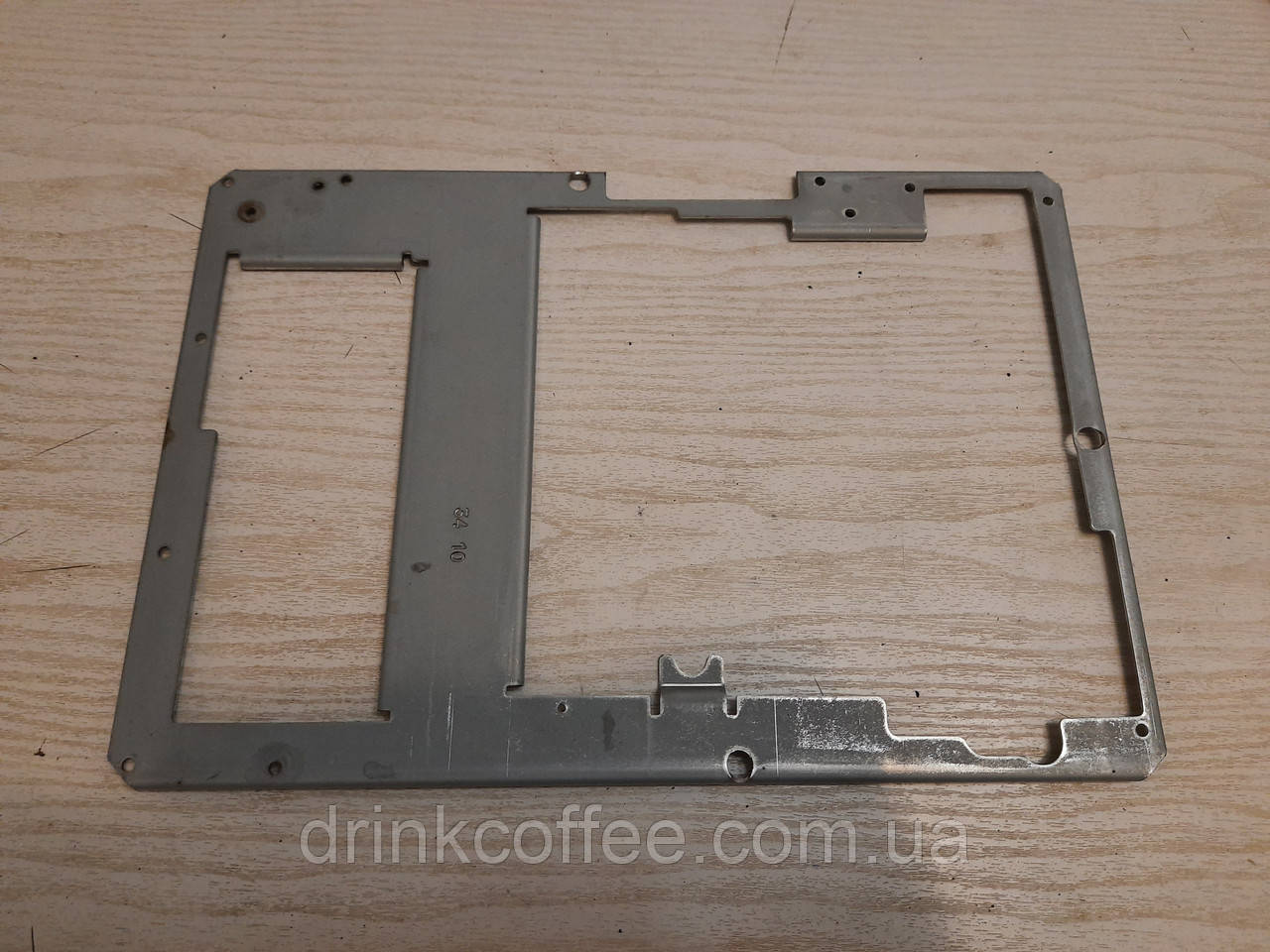 Металева вставка передньої лицьової панелі дверцят для кавомашини Philips Saeco Exprelia HD8854 б/у, фото 1