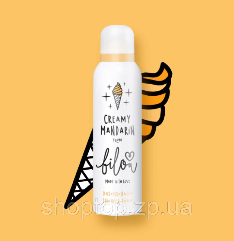 Пінка для душу Bilou Creamy Mandarin 200 мл, фото 1