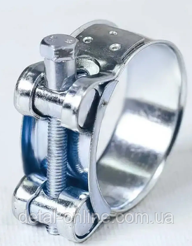 Хомут 56х59 нержавіючий з болтовим затискачем W4 Super, фото 1
