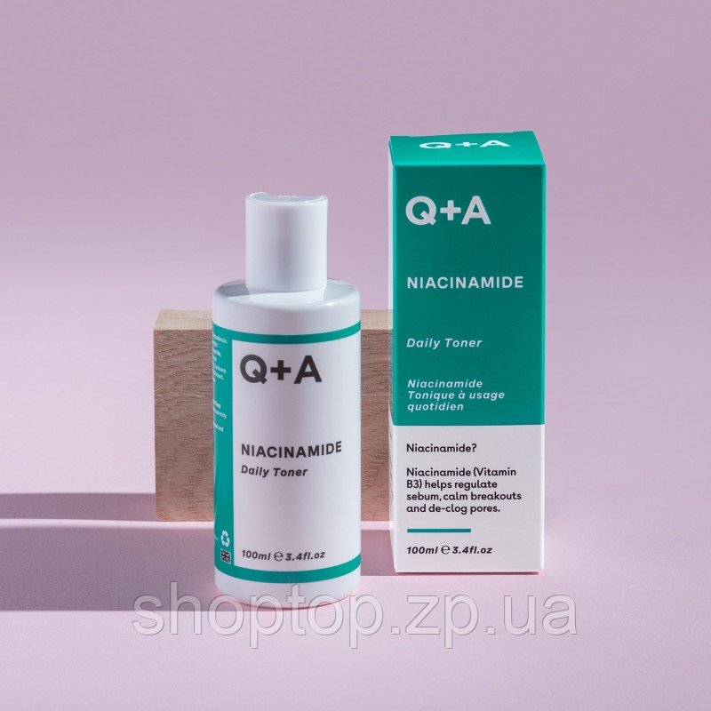 Зволожувальний тонер для обличчя Q+A Niacinamide Daily Toner