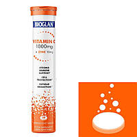 Вітамін С з Цинком Bioglan Vitamin C + Zinc 20 tab апельсин