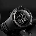 Чоловічий спортивний годинник Skmei 1394 sun Чорні, фото 6